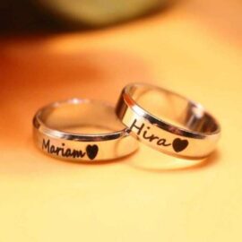 Customized Name Engraved Ring