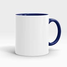 Blue Handle & Blue Inner Mug